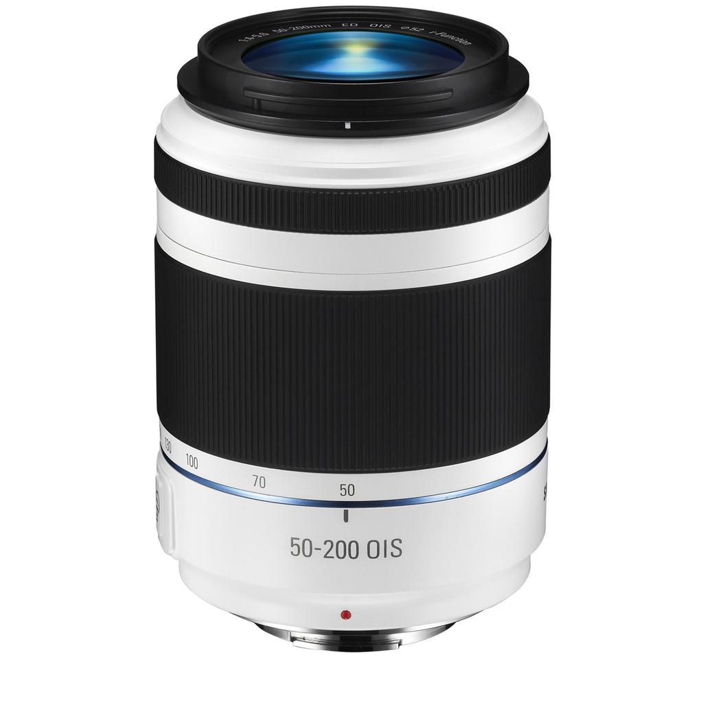 Objectif NX 50-200 mm III f/4-5,6 OIS Blanc NX 50 - 200mm f/4-5.6 Reconditionné - Samsung reconditionné disponible sur Backmarket