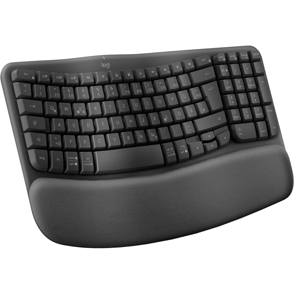 Clavier Logitech QWERTZ Sans-fil Wave Keys Reconditionné - Logitech reconditionné disponible sur Backmarket