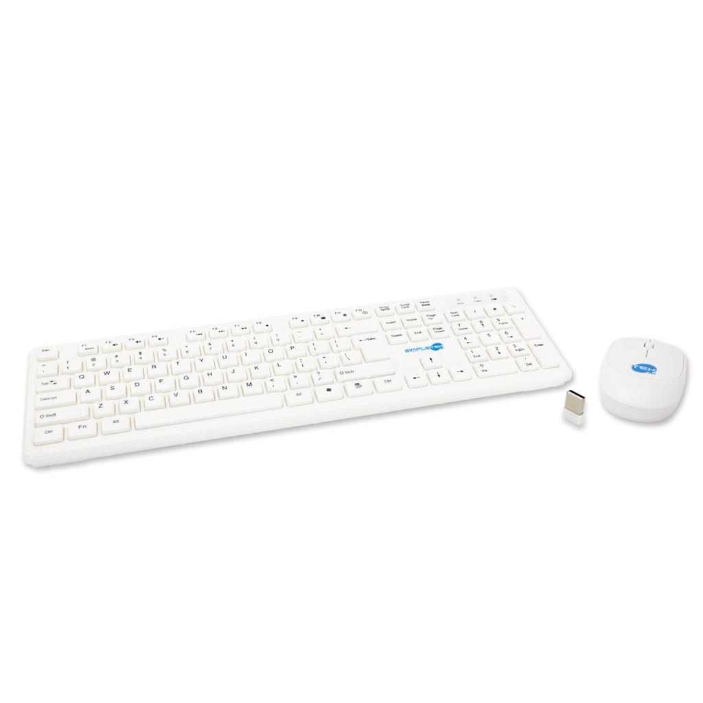 Clavier Simpletek QWERTY Portugais Sans-fil M&K PORTOGALLO Kit Mouse and Keyboard - Reconditionné N/A sur Backmarket