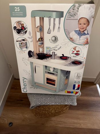 Smoby - Cuisine Cherry Design Contemporain, 25 Accessoires Inclus
