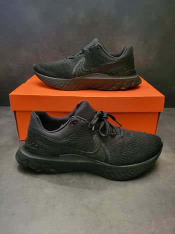 Nike React Infinity Run Flyknit 3 Triple Black - DH5392005 - Size : 45.5 🌈🌈