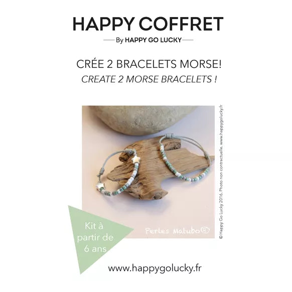 Happy Go Lucky - Kit créatif 2 bracelets