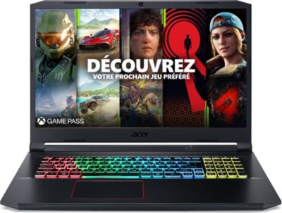 Acheter PC Gamer ACER Pack Nitro 5 AN517-52-56NN + sac à dos Bon état - 939,00 € PC Gamer ACER Pack Nitro 5 AN517-52-56NN + sac à dos Bon état - reconditionné disponible sur Boulanger