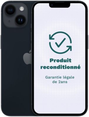 Smartphone APPLE iPhone 14 Noir 128Go Bon État - Bon état -  reconditionné disponible sur Boulanger