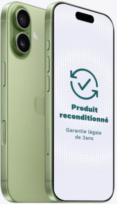Smartphone APPLE iPhone 17 Sauge 256Go Excellent État avec Batterie Neuve - Comme neuf -  reconditionné disponible sur Boulanger