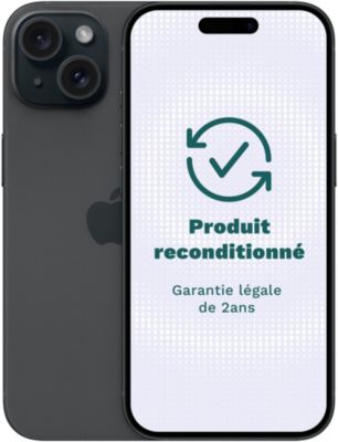 Acheter Smartphone APPLE iPhone 15 Noir 128Go Très Bon État avec Batterie Neuve - Très bon état - 559,99 € Smartphone APPLE iPhone 15 Noir 128Go Très Bon État avec Batterie Neuve - Très bon état - reconditionné disponible sur Boulanger