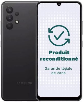 Acheter Smartphone SAMSUNG Galaxy A32 5G Noir 128Go Excellent État - Comme neuf - 139,99 € Smartphone SAMSUNG Galaxy A32 5G Noir 128Go Excellent État - Comme neuf - reconditionné disponible sur Boulanger
