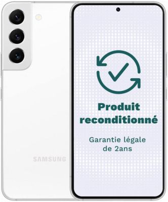 Acheter Smartphone SAMSUNG Galaxy S22 Blanc 128Go Très Bon État - Très bon état - 299,99 € Smartphone SAMSUNG Galaxy S22 Blanc 128Go Très Bon État - Très bon état - reconditionné disponible sur Boulanger