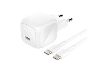 secteur BoostCharge USB-C 45 W Blanc pour smartphone et tablette Bon état - Belkin reconditionné disponible sur Darty