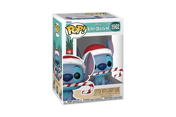 Figurine Pop Disney Stitch holiday with CC Très bon état - Funko reconditionné disponible sur Darty