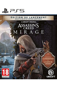 Assassin's Creed Mirage Launch Edition PS5 Très bon état - Ubisoft reconditionné disponible sur Darty