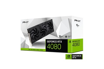 GeForce RTX 4080 VERTO Triple Fan - Carte graphique - GeForce RTX 4080 - 16 Go GDDR6X - PCIe 4.0 x16 - HDMI, 3 x DisplayPort État correct - PNY reconditionné disponible sur Darty