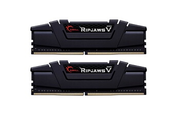 Acheter Ripjaws V - DDR4 - kit - 32 Go: 2 x 16 Go - DIMM 288 broches - 3200 MT/s / PC4-25600 - CL16 - 1.35 V - mémoire sans tampon - non ECC - noir classique Très bon état - 249,38 € Ripjaws V - DDR4 - kit - 32 Go: 2 x 16 Go - DIMM 288 broches - 3200 MT/s / PC4-25600 - CL16 - 1.35 V - mémoire sans tampon - non ECC - noir classique Très bon état - G.Skill reconditionné disponible sur Darty