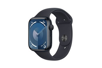 Series 9 GPS 45 mm Boîtier en Aluminium Midnight avec Bracelet de Sport Midnight - M/L État correct - Apple reconditionné disponible sur Darty