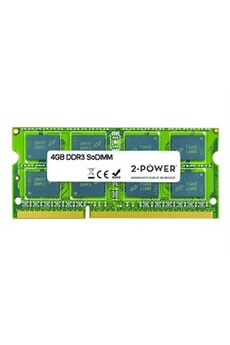 2-Power - DDR3 - module - 4 Go - SO DIMM 204 broches - 1600 MHz / PC3-12800 - CL11 - mémoire sans tampon - non ECC Très bon état - Groupe PSA (Peugeot Société Anonyme) reconditionné disponible sur Darty