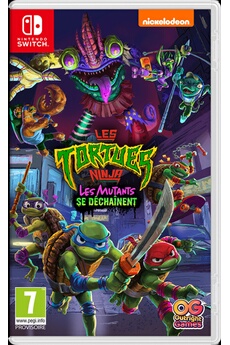 Acheter Les Tortues Ninja Les Mutants se Dechaînent Nintendo Switch Bon état - 22,08 € Les Tortues Ninja Les Mutants se Dechaînent Nintendo Switch Bon état - N/A reconditionné disponible sur Darty