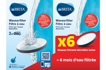 Pack de 6 filtres MicroDisc Bon état - Brita reconditionné disponible sur Darty
