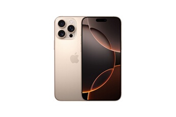 iPhone 16 Pro Max 1To Titane Sable Bon état - Apple reconditionné disponible sur Darty