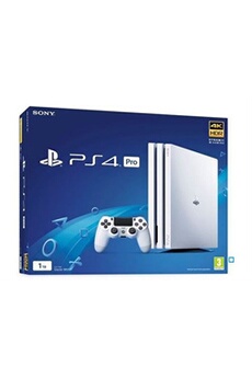 Console PS4 Pro 1 To Blanc État correct - Sony reconditionné disponible sur Darty