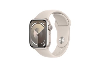 Series 9 GPS 41 mm Boîtier en Aluminium Starlight avec Bracelet de Sport Starlight - S/M Très bon état - Apple reconditionné disponible sur Darty