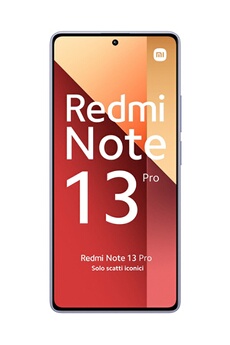 Redmi Note 13 Pro - 4G smartphone - double SIM - RAM 12 Go / Mémoire interne 512 Go - microSD slot - écran OEL - 6.67"" - 2400 x 1080 pixels (120 Hz) État correct - Xiaomi reconditionné disponible sur Darty