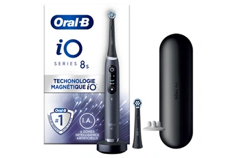 Acheter iO 8S Brosse A Dents Electrique Noire connectee Bluetooth, 2 Brossettes, 1 Etui De Voyage Bon état - 121,99 € iO 8S Brosse A Dents Electrique Noire connectee Bluetooth, 2 Brossettes, 1 Etui De Voyage Bon état - Oral-B reconditionné disponible sur Darty