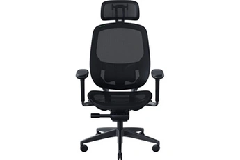 Razer Chaise de bureau ergonomique Fujin Pro - Dossier et plateau de l''assise rembourres - Noire Bon état - Razer reconditionné disponible sur Darty