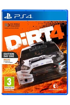 Acheter DiRT 4 Edition Day One Steelbook PS4 Très bon état - 40,30 € DiRT 4 Edition Day One Steelbook PS4 Très bon état - Codemasters reconditionné disponible sur Darty