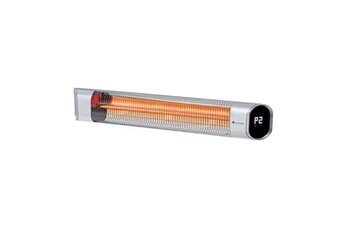 Radiateur infrarouge - Dark Wave - Chauffage électrique - 2000W - Radiateur électrique - IP65 - Minuterie 24 - Aluminium argenté Bon état - Blumfeldt reconditionné disponible sur Darty