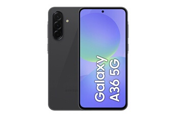 Galaxy A36 5G IA 128 GB Noir Très bon état - Samsung reconditionné disponible sur Darty