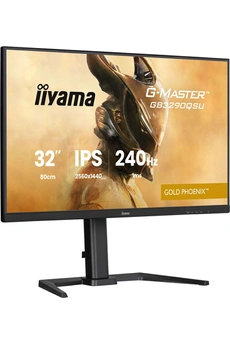 Gaming G-Master Gold Phoenix GB3290QSU-B1 31,5"" 240 Hz QHD Noir mat Bon état - Iiyama reconditionné disponible sur Darty