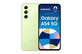 Galaxy A54 128Go Lime 5G Très bon état - Samsung reconditionné disponible sur Darty
