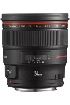 Acheter EF 24MM F/1,4 L II USM État correct - 614,99 € EF 24MM F/1,4 L II USM État correct - Canon reconditionné disponible sur Darty