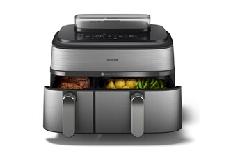 Airfryer NA555/00 Série 5000 double panier 9L Bon état - Philips reconditionné disponible sur Darty