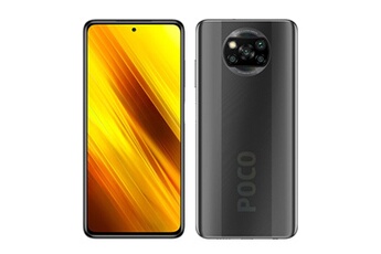 POCO X3 NFC - 4G smartphone - double SIM - RAM 6 Go / Mémoire interne 64 Go - microSD slot - 6.67"" - 2400 x 1080 pixels (120 Hz) - 4x caméras arrière État correct - Xiaomi reconditionné disponible sur Darty