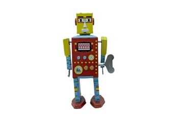 Décoration enfant Wind Up Tin Robot BuzzBot Bon état - Fnac reconditionné disponible sur Darty
