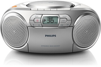 K7 CD tuner FM AZ-127 Gris Très bon état - Philips reconditionné disponible sur Darty