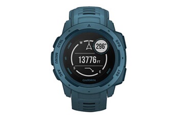 Instinct - Bleu lakeside - montre de sport avec bande - silicone - bleu lakeside - monochrome - Bluetooth, ANT+ - 52 g Bon état - Garmin reconditionné disponible sur Darty