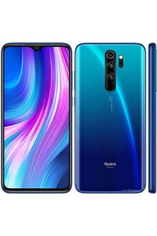 Smartphone Redmi Note 8 Pro Double SIM 6 / 128 GO - Nano SIM - 6.5 - 2340x1080 - 64MP + 8MP + 2MP + 2MP - Bleu État correct - Xiaomi reconditionné disponible sur Darty