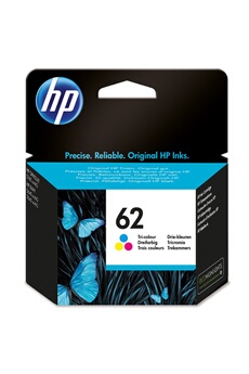 HP 62 Cartouche d'Encre Trois Couleurs Authentique (C2P06AE) Bon état - Hewlett-Packard reconditionné disponible sur Darty