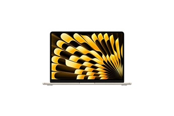 MacBook Air 13,6"" 256Go SSD 8Go RAM Puce M3 CPU 8 cours GPU 8 cours Lumière stellaire Nouveau Très bon état - Apple reconditionné disponible sur Darty