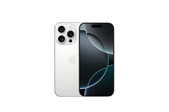 iPhone 16 Pro 128Go Titane Blanc Très bon état - Apple reconditionné disponible sur Darty