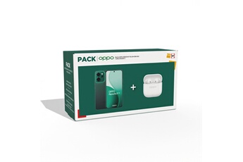 Pack Reno 14 F 5G 8/256 Go vert + écouteurs sans fil Enco Buds 3 blanc Bon état - Oppo reconditionné disponible sur Darty