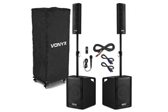 Acheter VX1050BT Pack enceintes sono actives 1150W - système 2.2 - subwoofer 2 x 12 + micro Bon état - 600,99 € VX1050BT Pack enceintes sono actives 1150W - système 2.2 - subwoofer 2 x 12 + micro Bon état - Vonyx reconditionné disponible sur Darty