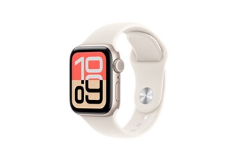 Watch SE 3 GPS + Cellular 40mm Boitier en Aluminium Lumiere Stellaire avec Bracelet Sport Lumiere Stellaire - S/M Bon état - Apple reconditionné disponible sur Darty