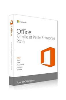 Office 2016 Famille et Petite Entreprise (Home & Business) - Clé licence à télécharger Très bon état - Microsoft reconditionné disponible sur Darty