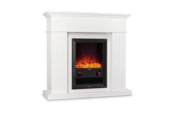 Chauffage électrique - Kamini FXL - Fausse cheminée - 1000/2000W - Eclairage LED 2W - Blanc Bon état - Klarstein reconditionné disponible sur Darty