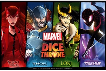 Acheter Jeu de stratégie Dice Throne Marvel Thor, Loki, Spider-Man, Scarlet Witch Bon état - 38,99 € Jeu de stratégie Dice Throne Marvel Thor, Loki, Spider-Man, Scarlet Witch Bon état - Lucky Duck Games reconditionné disponible sur Darty