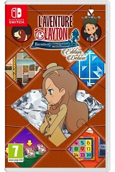 L'Aventure Layton : Katrielle et la conspiration des millionnaires Edition Deluxe Switch Très bon état - Nintendo reconditionné disponible sur Darty