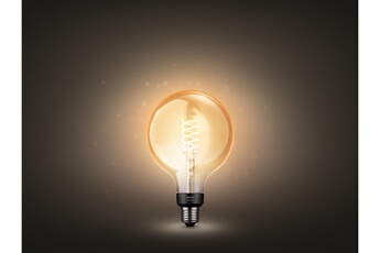 White E27 Giant Filament Globe 9W Très bon état - Philips Hue reconditionné disponible sur Darty